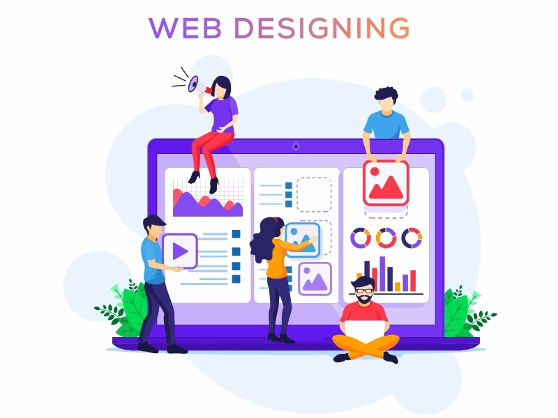 Professional web design services creating responsive and modern business websites